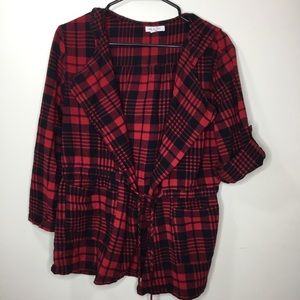May & July Coverup Jacket Hooded M Drawstring